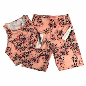 Nanette Lepore Workout Set - Sports Bra & Bike Shorts NWT (M)